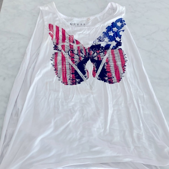GUESS open-side graphic tank - Picture 1 of 6